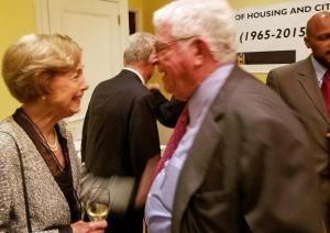 Carla Hills, Dick Ravitch, sign, others, Rubin Academy   dinner, Sept192016